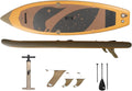Paddle North Play Inflatable SUP Includes Pump, Adjustable Paddle, 3 Fins, and Shoulder Strap - 9 ft 11 in Lightweight and for All Skill Levels