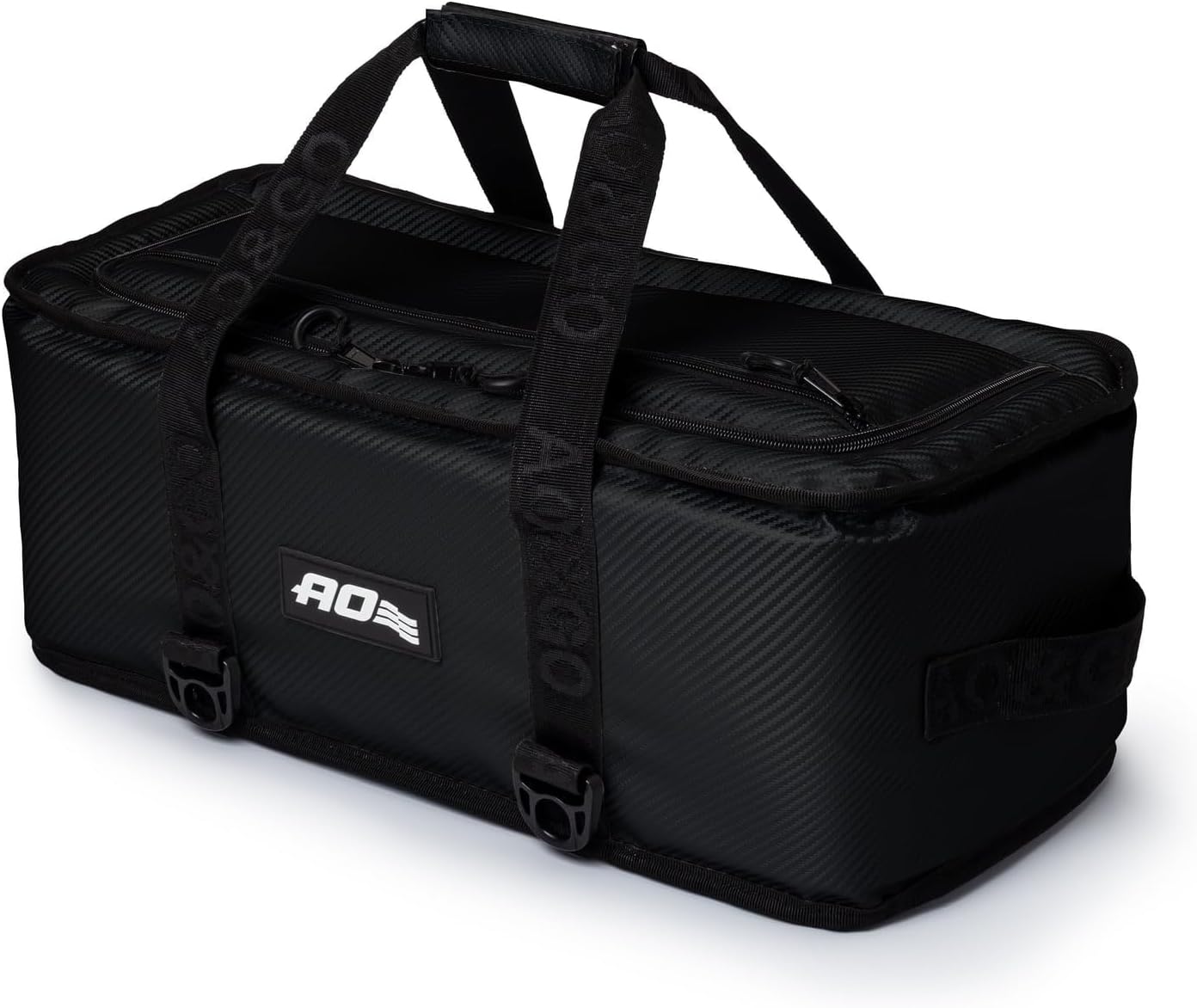 AO Coolers Stow-N-Go Carbon Soft Cooler, Low-Profile, Leakproof with High-Density Insulation, Holds Ice for 24 Hours
