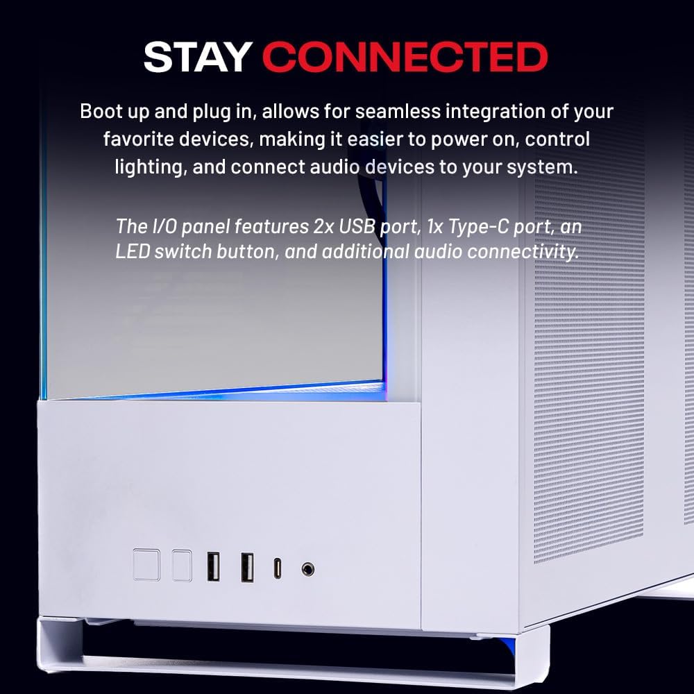 Skytech Gaming Archangel 5 Gaming PC, AMD Ryzen 7 7700X 4.5GHz, NVIDIA RTX 5070 12GB, 1TB Gen4 NVMe SSD, 32GB DDR5 RAM 6000, 750W Gold PSU, 360 ARGB AIO, Wi-Fi, Win 11, Desktop