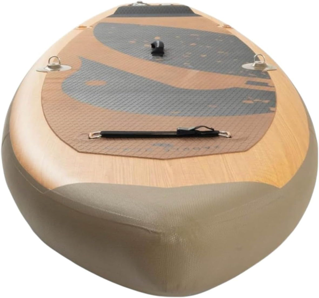 Paddle North Play Inflatable SUP Includes Pump, Adjustable Paddle, 3 Fins, and Shoulder Strap - 9 ft 11 in Lightweight and for All Skill Levels