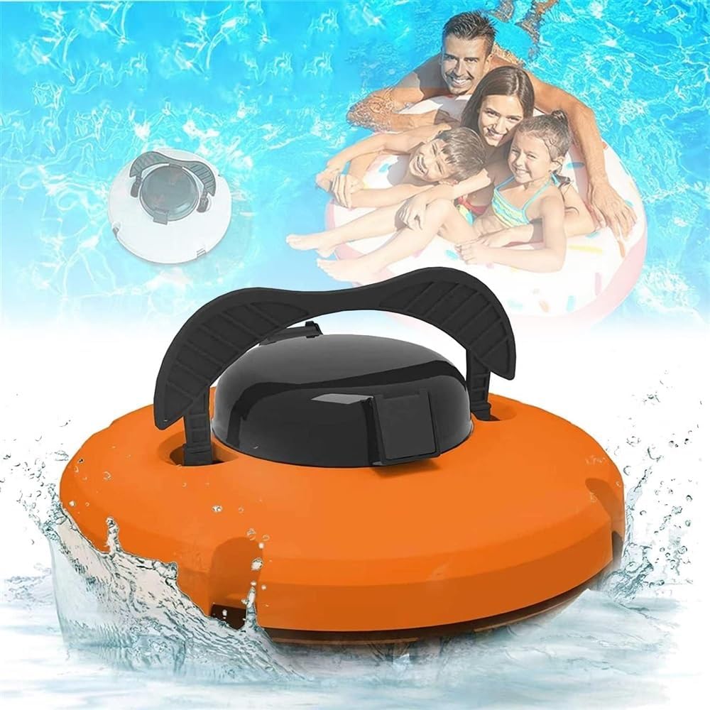 Cordless Automatic Pool Cleaner, Wall Climbing Pool Cleaning Robot Fully Automatic Pool Vacuum Cleaner Pool Cleaner Robot, Swimming Pool Cleaning, with Smart