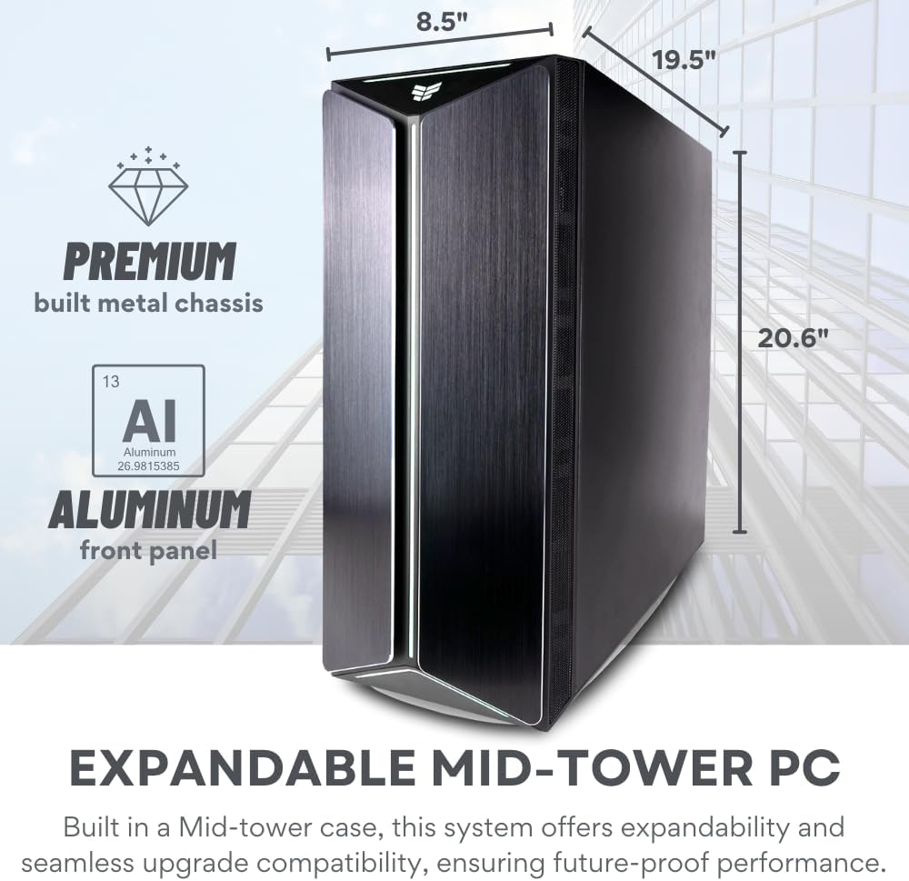 Sentinel Threadripper PRO 9975WX 32-Core Workstation PC RTX 5070 Ti, 128GB RAM, 4TB Gen5 SSD+3TB HDD, W11P (High Performance Desktop for Gen AI, AR, ML, CAD, Deep Learning, 3D Modeling, Rendering)