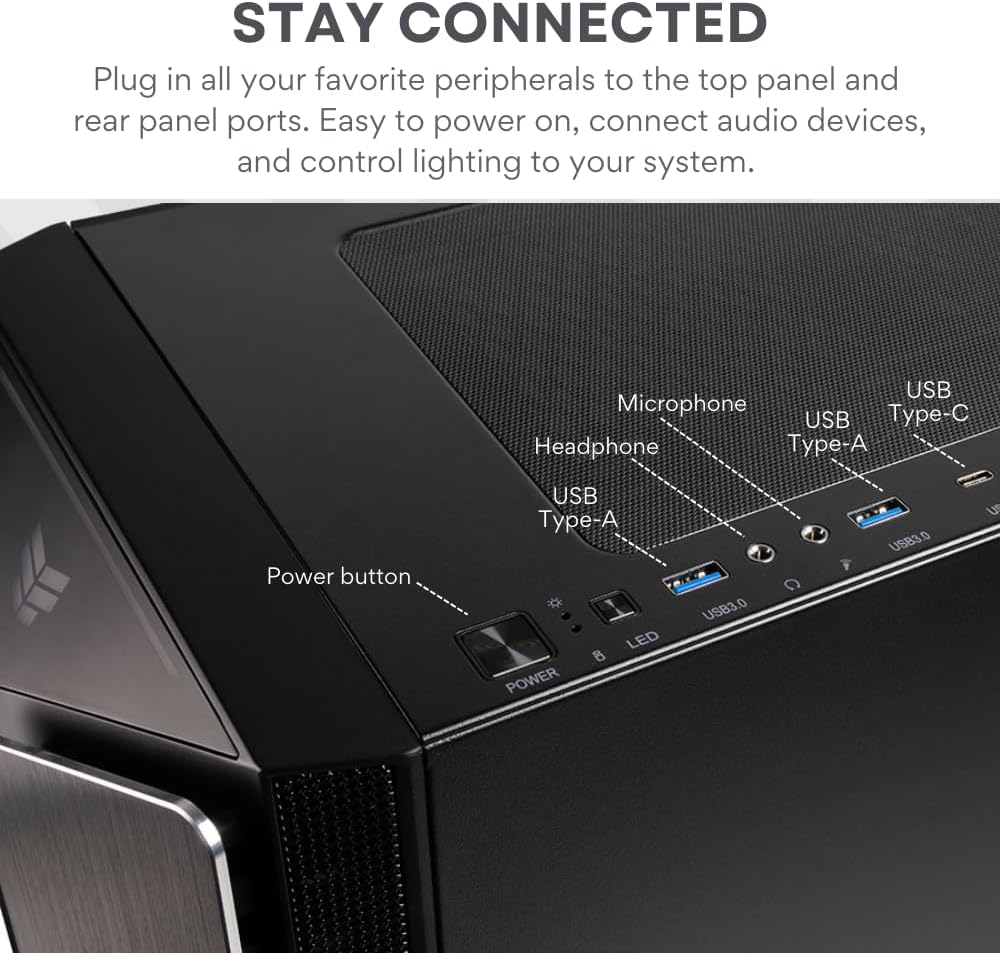 Mantis V2 Non-RGB RTX 5090 32GB, 24-Core Intel Ultra 9 285K CPU, 96GB DDR5 RAM, 4TB Gen5 NVMe SSD, Gaming Desktop PC w/Windows 11 Pro, 3-Year Warranty, Keyboard+Mouse, Internal Wi-Fi 6E