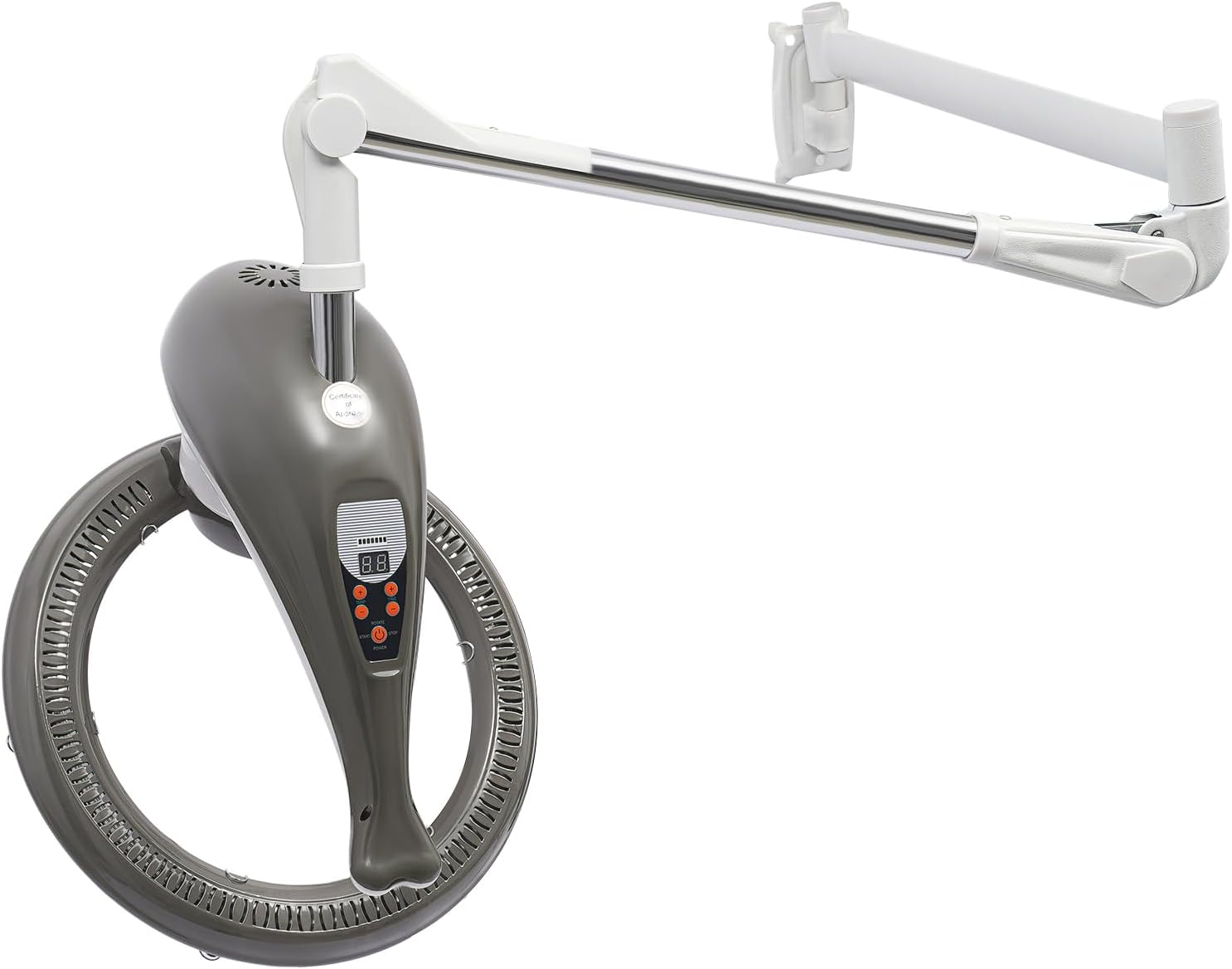 Wall Mounted Orbiting Hair Dryer, 950W Temperature Adjustable Rotating Hair Color Processor with Timer Professional Infrared Hair Dryer for Salpn SPA