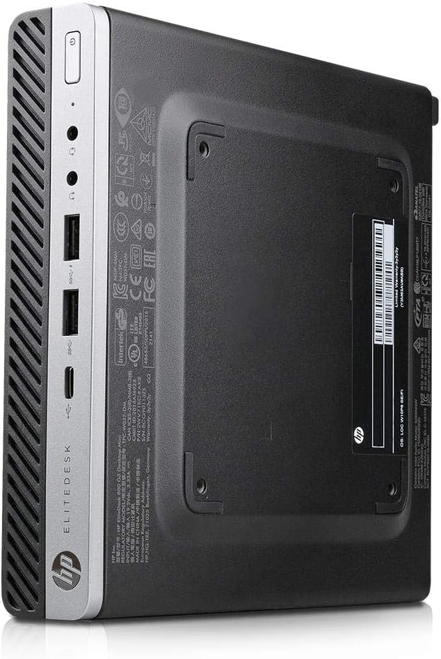 HP EliteDesk 800 G5 High-Performance Mini PC Desktop Compute, Core i7-9700T up to 4.8GHz, 16GB DDR4, 512GB SSD, Keyboard & Mouse, WiFi, Bluetooth, 4K Support, DP, Windows 11 Pro (Renewed)