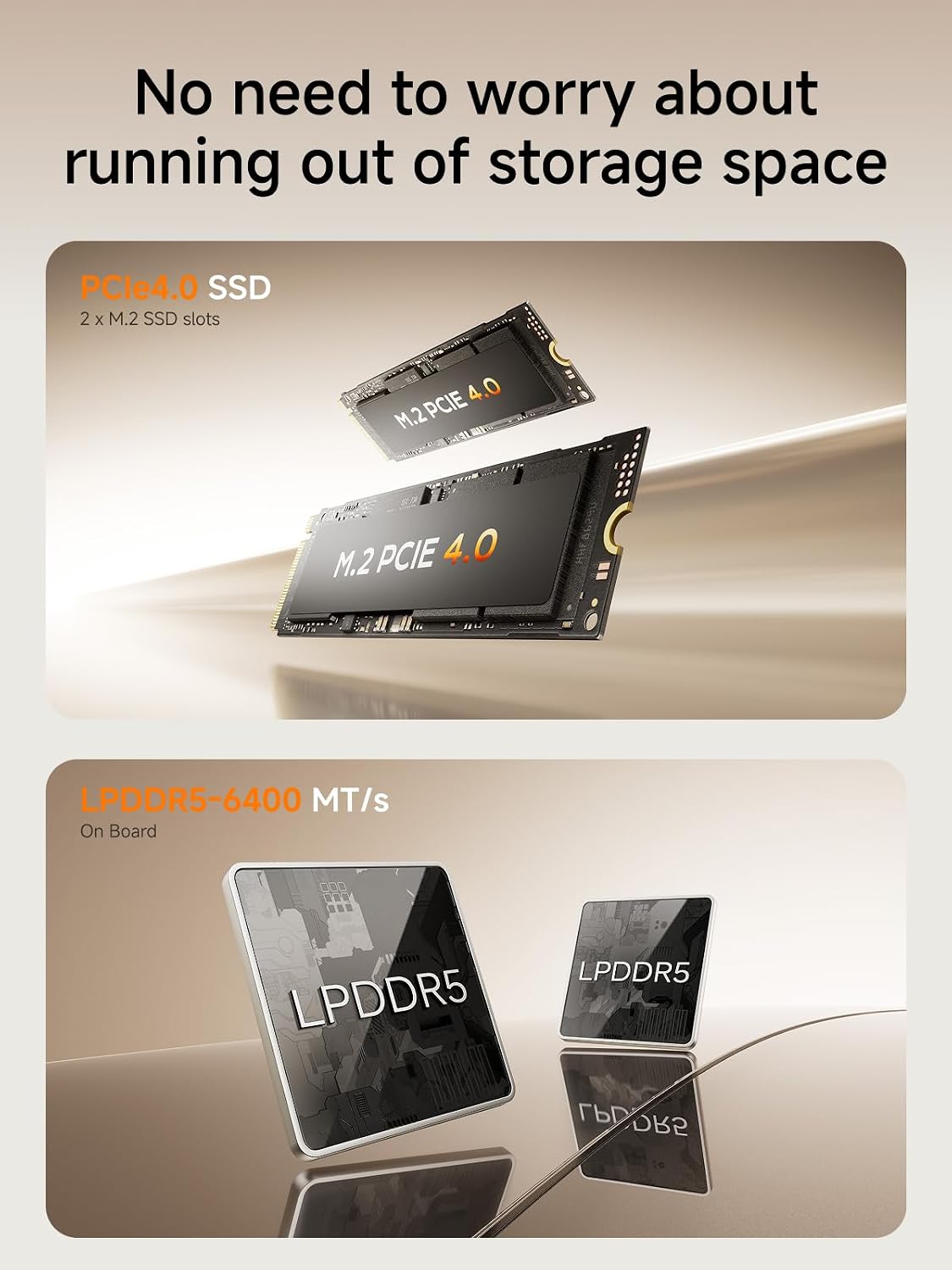 MINISFORUM DeskMini UM750L Slim Mini PC AMD Ryzen 5 7545U Small PC, 16GB LPDDR5 RAM+1TB PCIe4.0 SSD, HDMI/DP/USB4 Outputs, 2.5G LAN, WiFi 6E, 5xUSB Port AMD Radeon 740M Graphics Small Form Factor