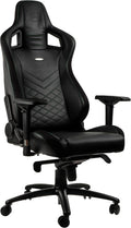 noblechairs Epic Reclining Gaming Chair and Reclining Office Chair, PU Faux Leather, Black/Green