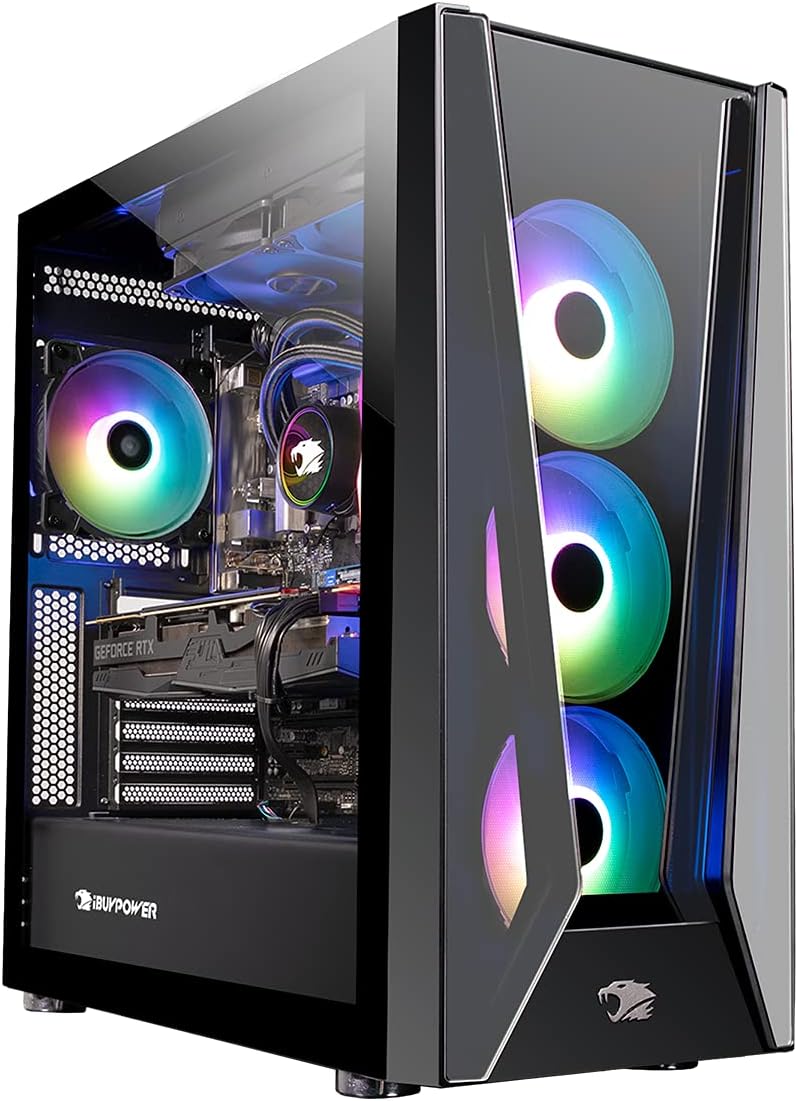 iBUYPOWER Pro Gaming PC Computer Desktop TraceMR 224i (Intel Core i9-11900KF 3.5 GHz, GeForce RTX 3090 24 GB, 32GB DDR4, 1 TB SSD + 2 TB HDD, WiFi Ready, Windows 11 Home)