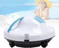 Rechargeable Cordless Pool Vacuum, Robotic Pool Cleaner Cleaning Robot, with Dual Motor, 5200mAh Battery Self-Parking Feature