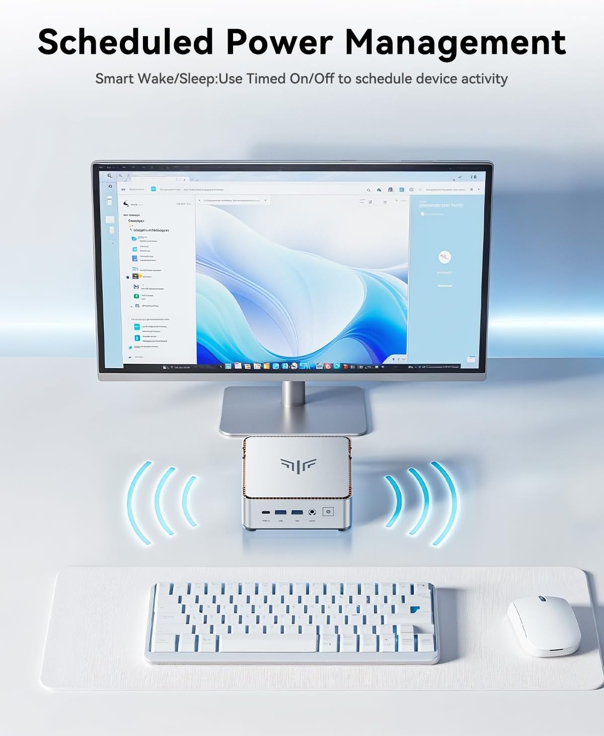 KAMRUI Hyper H2 Mini PC, Intel Core 14450HX (Beats i7-1195G7/12700H), 16GB RAM 512GB PCIe4.0 SSD, Triple 4K, HDMI, DP, USB-C, Ethernet, Mini Desktop Computer for Office, Business