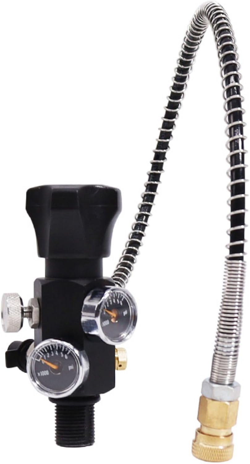 TUXING PCP Air Compressor 4500Psi, LCD Display, Auto-Stop High Pressure Compressor, Equipped with Water Cooling System,Scuba Diving Tank Pcp Air Rifles Charging 110V (TXET063+0.5L+B)