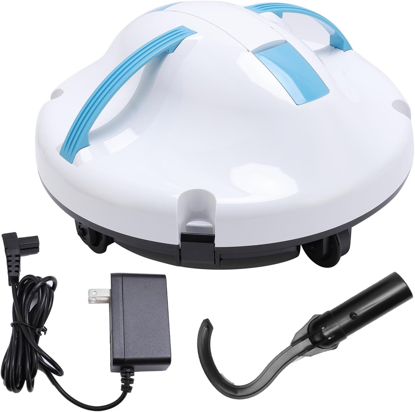 LIANGLIDE Automatic Underwater Cleaner, Cordless Robot for Swimming Pools, with 120 Minutes Runtime, 100㎡ Cleaning Area, Intelligent Navigation, Cordless Design (US Plug)