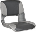 Oceansouth Skipper folding boat seat (Grey/Charcoal) seat boat fishing seats canoe with back support paddleboard kayak cushion covers waterproof cushions swivel bobber jon bass accessories mount