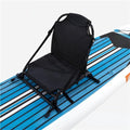 Kayak Seats with Adjustable Back Support, Adjustment Paddleboard Seat with Non-Slip Foot Pad, Aluminum Multi-Function Canoe Seat, Foldable Paddle Board Seat