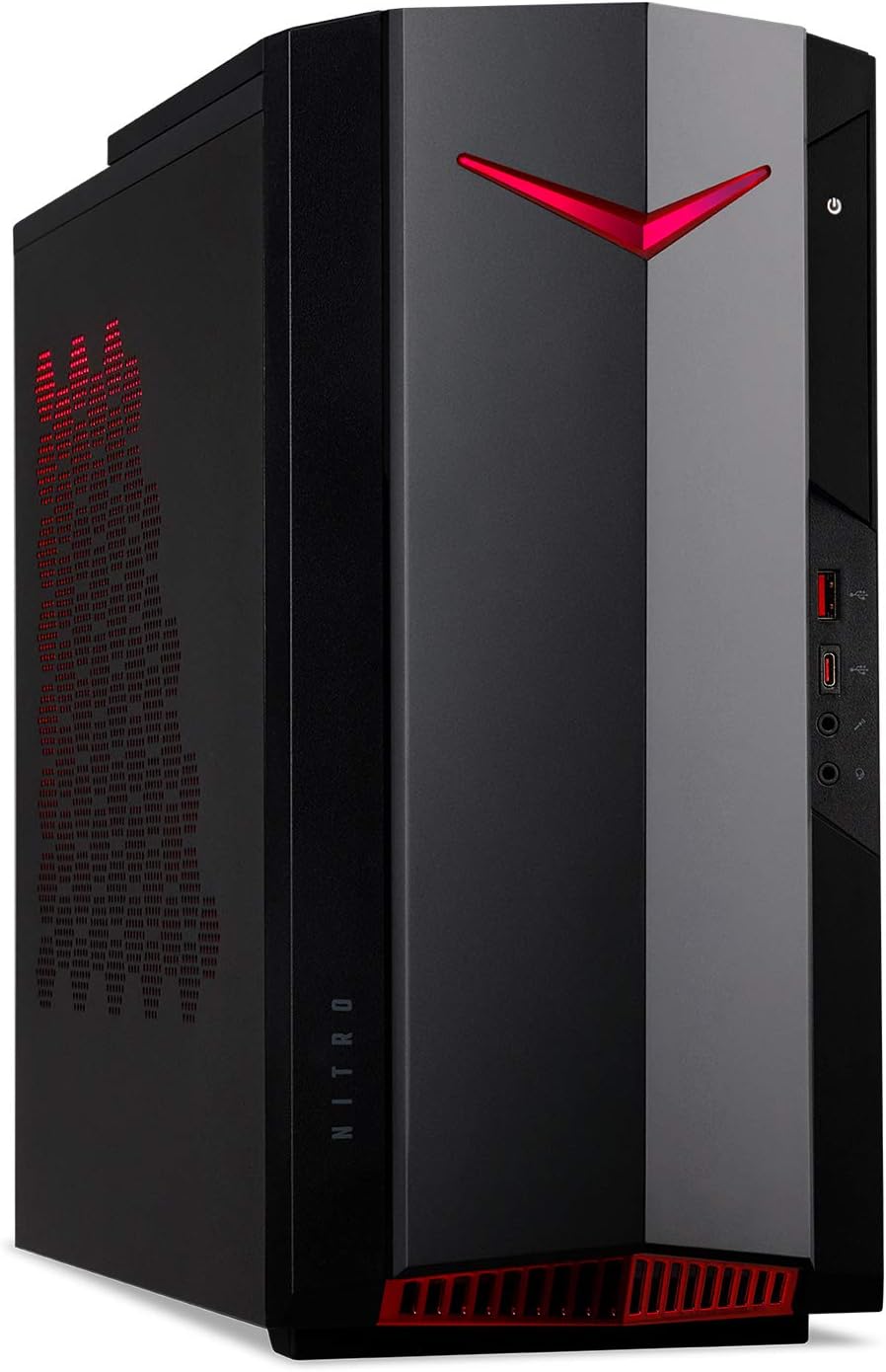 Acer Nitro 50 N50-620-UA91 Gaming Desktop | 11th Gen Intel Core i5-11400F 6-Core Processor | NVIDIA GeForce GTX 1650 | 8GB DDR4 | 512GB NVMe M.2 SSD | Intel Wi-Fi 6 AX201 |