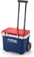 RTIC 22 QT Ultra-Light Wheeled Cooler with Handle, Hard Insulated Portable Ice Chest Box for Beach, Drink, Beverage, Camping, Picnic, Fishing, Boat, Barbecue