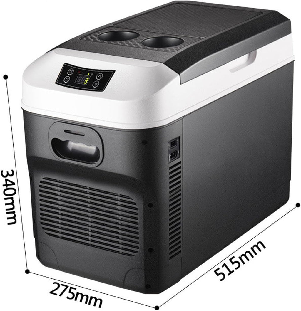 12/24V Mini Car Refrigerator 20 Liter Capacity, Portable Electric Cooler Warmer 220V Small Fridge for Christmas's Day Gift, Skincare, Beverage, Food, Home, Office and Car,A