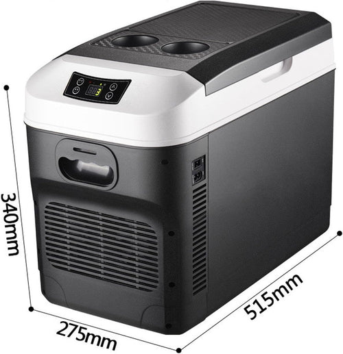 12/24V Mini Car Refrigerator 20 Liter Capacity, Portable Electric Cooler Warmer 220V Small Fridge for Christmas's Day Gift, Skincare, Beverage, Food, Home, Office and Car,B