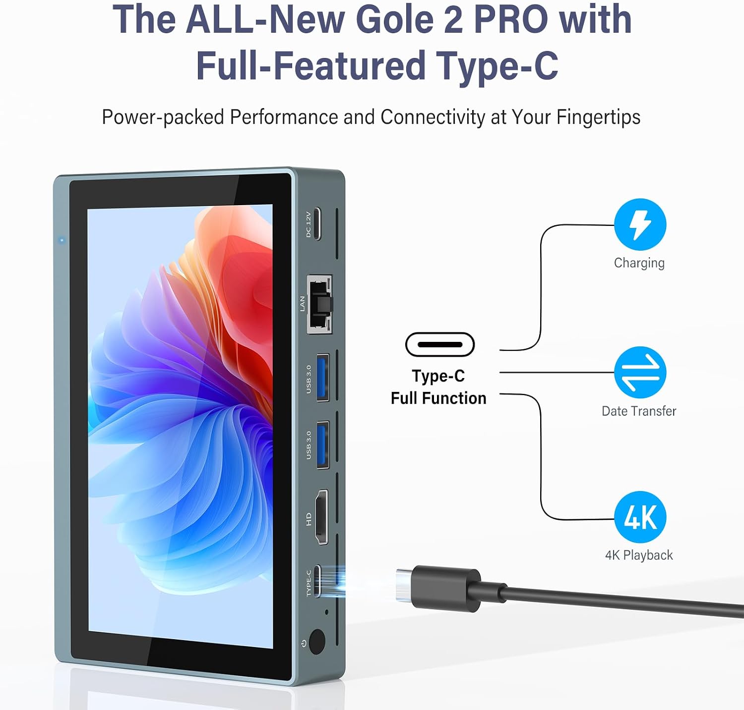HIGOLEPC Mini PC Win 11 Pro Celeron N5095 Mini Computer with Fan,16GB DDR4,256GB ROM Mini PC with Screen Micro PC Full-Featured USB-C 4K 60Hz Triple Display Mini Gaming Computer WiFi 5.0 BT5.0