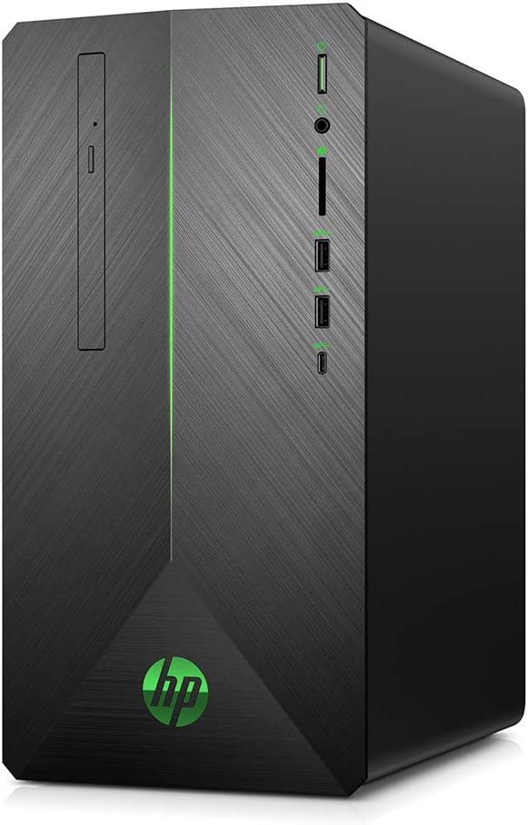 hp VR Ready Pavilion Gaming PC Desktop Computer, Intel Core i5-9400F, NVIDIA GeForce GTX 1660Ti, 8GB RAM, 256GB SSD, Windows 10 (690-0073w, Black)