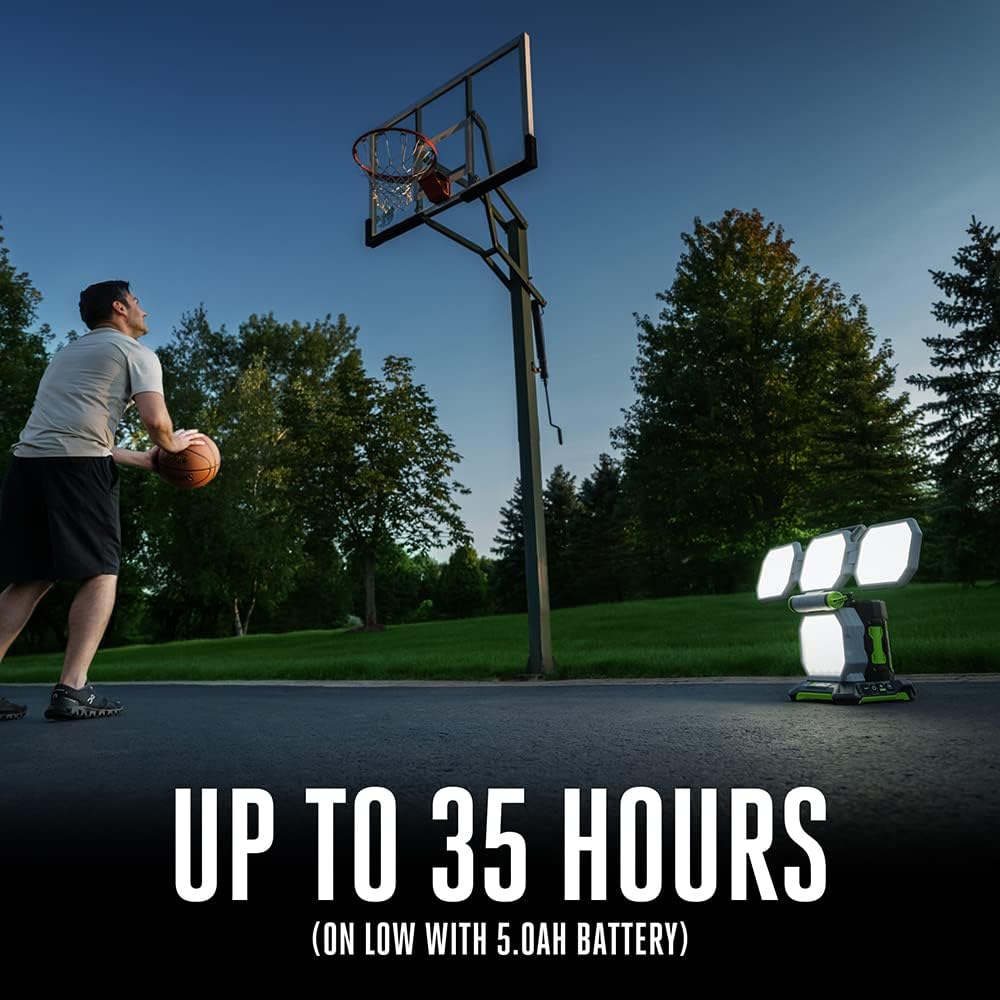 EGO POWER+ Portable Light, Rechargeable, Up to 10,000 Lumens Work Light, Battery and Charger Not Included - LT1000