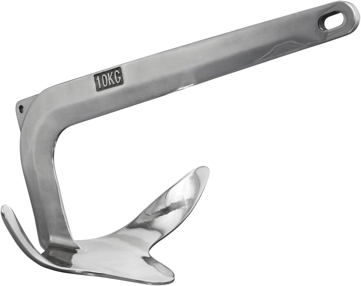 Stainless Steel Claw Bruce Boat Anchor – 316 Stainless, High Polished, Easy Set & Recover, Holds in Sand, Mud, Rock, Coral – Multiple Sizes