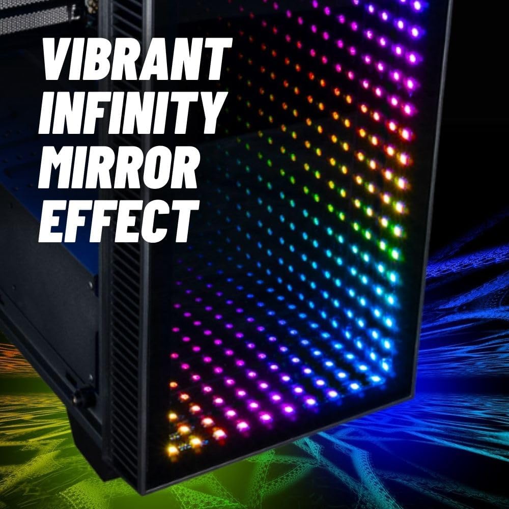 Continuum Micro RTX 5070 12GB, 8-Core AMD Ryzen 7 9800X3D CPU, 32GB DDR5 RAM, 1TB Gen4 NVMe SSD, Gaming Desktop PC w/Windows 11 Pro, 3-Year Warranty, RGB Keyboard+Mouse, Internal Wi-Fi 6E