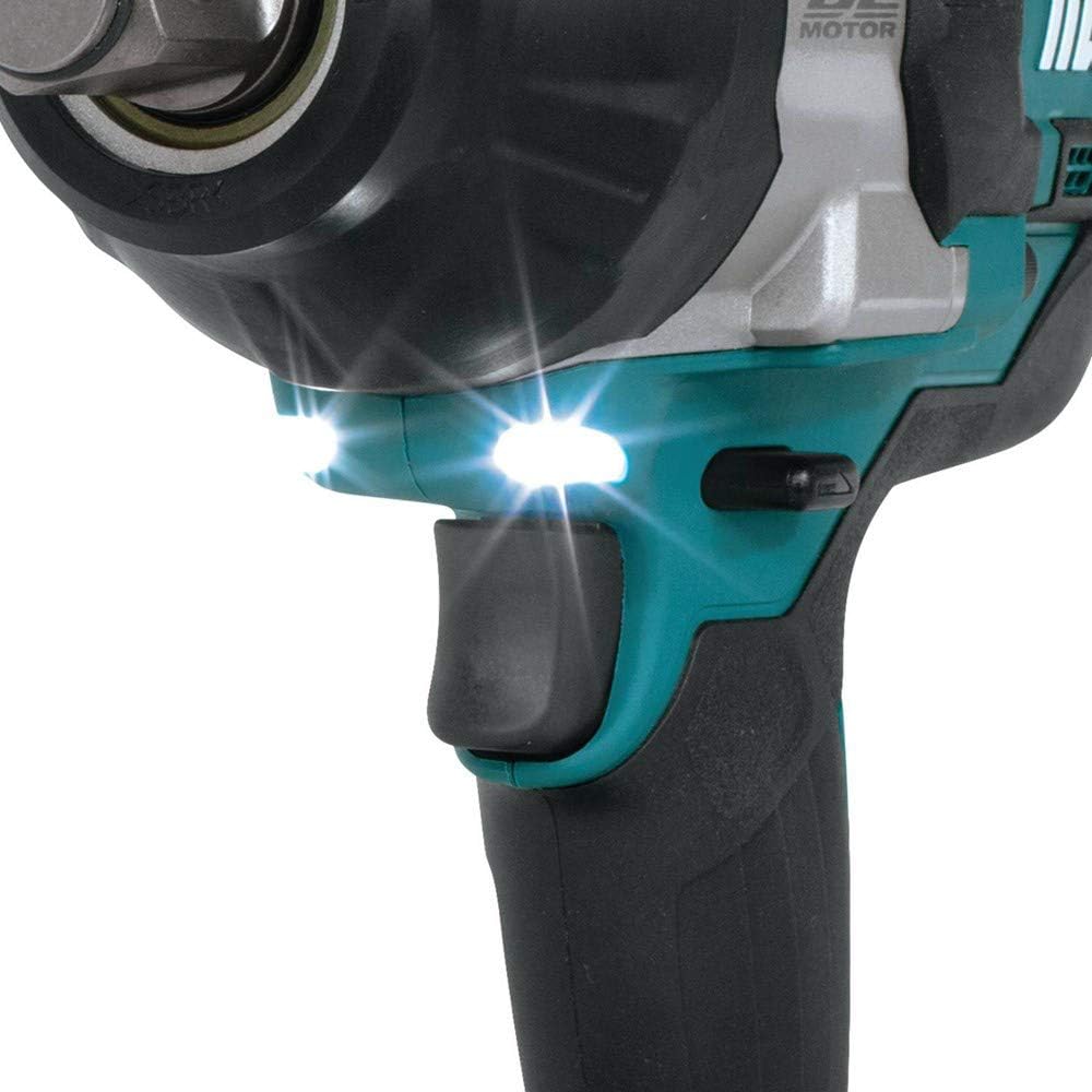 Makita XWT08Z 18V LXT® Lithium-Ion Brushless Cordless High-Torque 1/2' Sq. Drive Impact Wrench, Tool Only