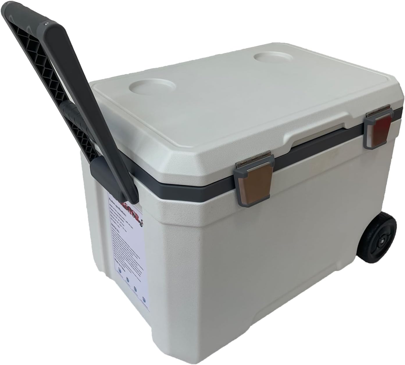 48 Quart Camping Cooler，Portable Cooling Box，Suitable for BBQ, Camping, picnics, and Other Outdoor Activities