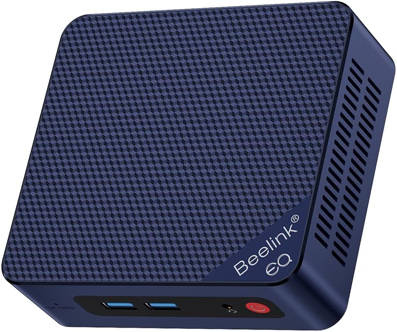 Beelink MINI S12 Mini PC with N95 Processor, 12G LPDDR5 256G SSD 4K UHD Mini Desktop PC, WiFi5, BT4.2, 2.5G LAN, Dual HDMI Ports, Business Mini Computer Support W11 Home
