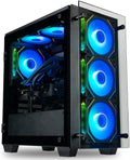 Stratos Micro RTX 5080 16GB, 24-Core Intel Ultra 9 285K, 64GB DDR5 RAM, 2TB NVMe SSD, Gaming Desktop PC w/Windows 11 Pro, 3-Year Warranty, RGB Keyboard+Mouse, Internal Wi-Fi 6E, 3X DP & HDMI