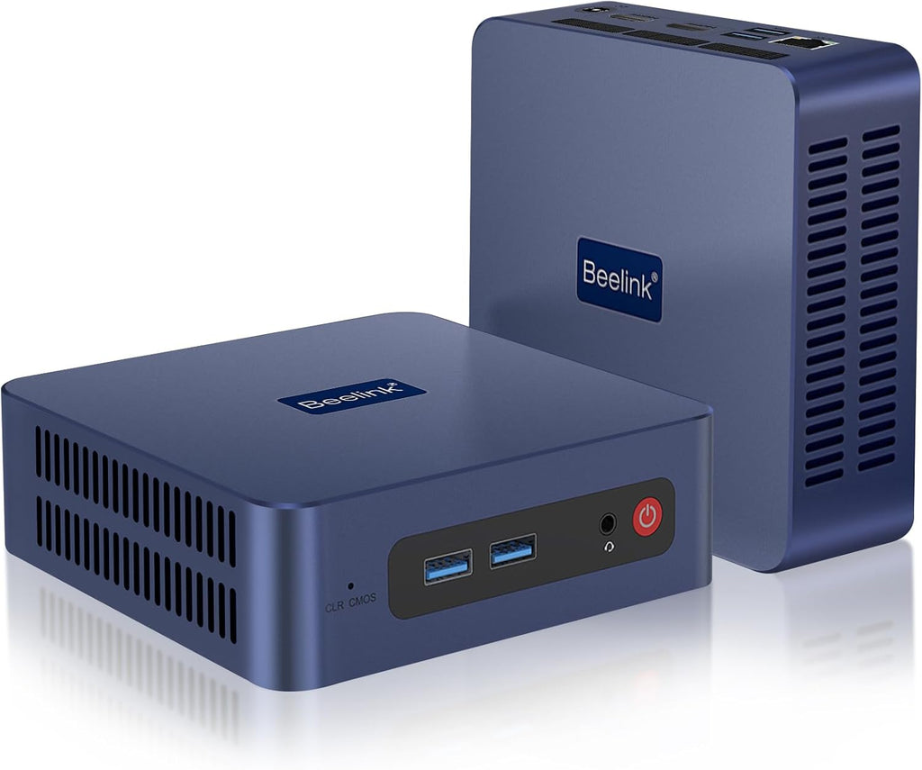 Beelink SER3 Mini PC AMD Ryzen 3 3200U (2C/4T) up to 3.5GHz, 16GB DDR4 2400MT/s 500GB PCIE3.0 SSD Graphics 3core 1200 MHz, Mini Desktop Computer Support Dual HDMI 4K Display/1000Mbps LAN/BT5.0/USB3.2