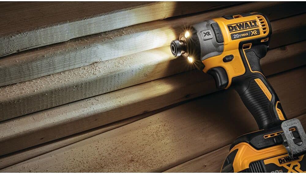 DEWALT 20V MAX XR Impact Driver, Brushless, 3-Speed, 1/4-Inch, Tool Only (DCF887B)