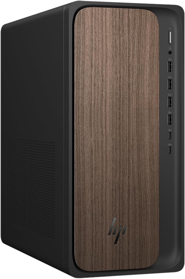 HP OmniDesk AI PC Desktop (Intel Ultra 7-265, 32GB DDR5, 1TB SSD, Intel Graphics, 280W PSU, Bluetooth 5.4, WiFi 6, RJ-45, 1 Display Port, HDMI, Win 11 Home) w/Dockztorm Hub