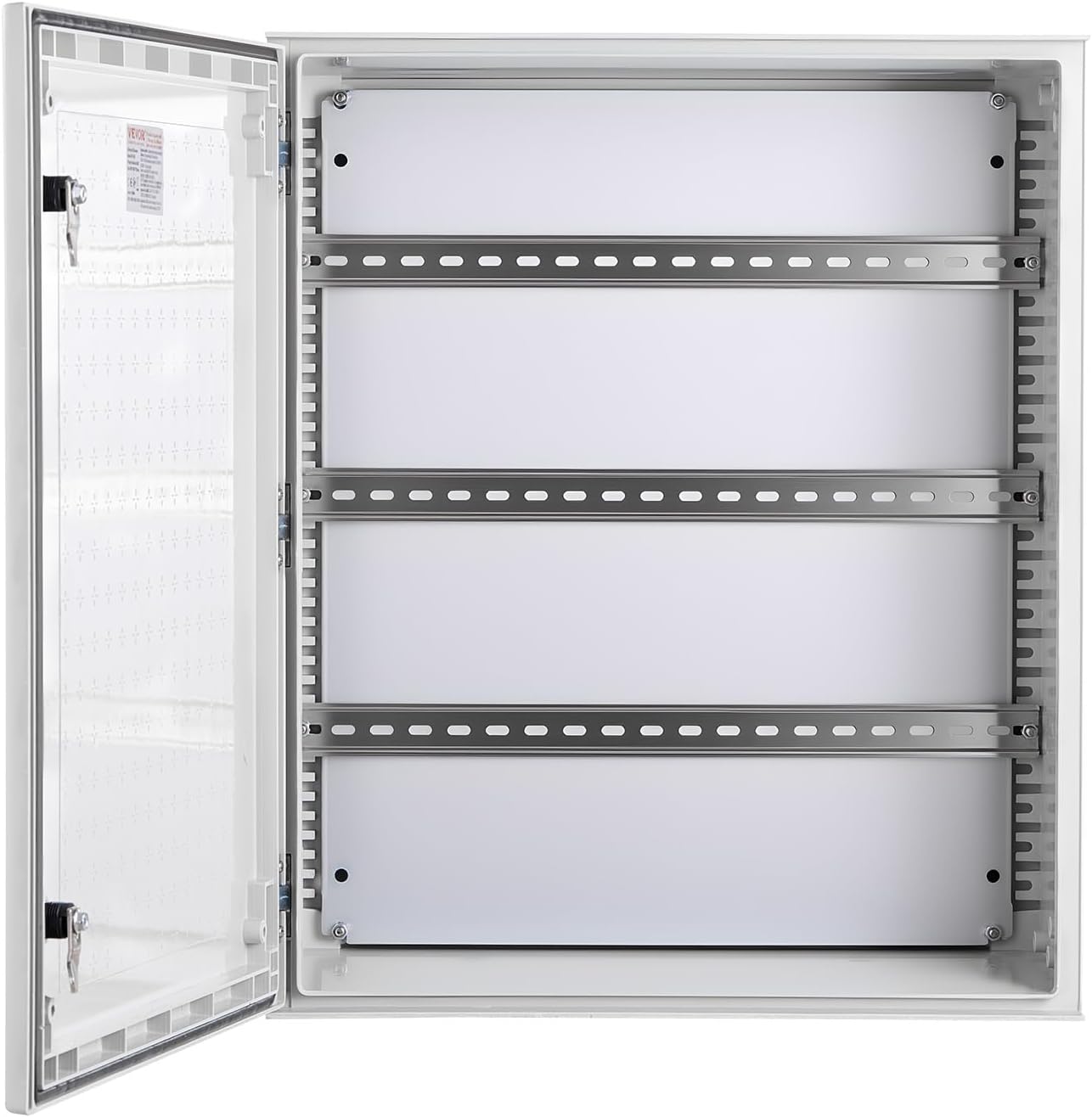 VEVOR Electrical Enclosure Box,23.6''×19.7''×9.1'',Fiberglass Junction Box,IP66 Waterproof & Dustproof,Outdoor Electrical Box,with Mounting Plat