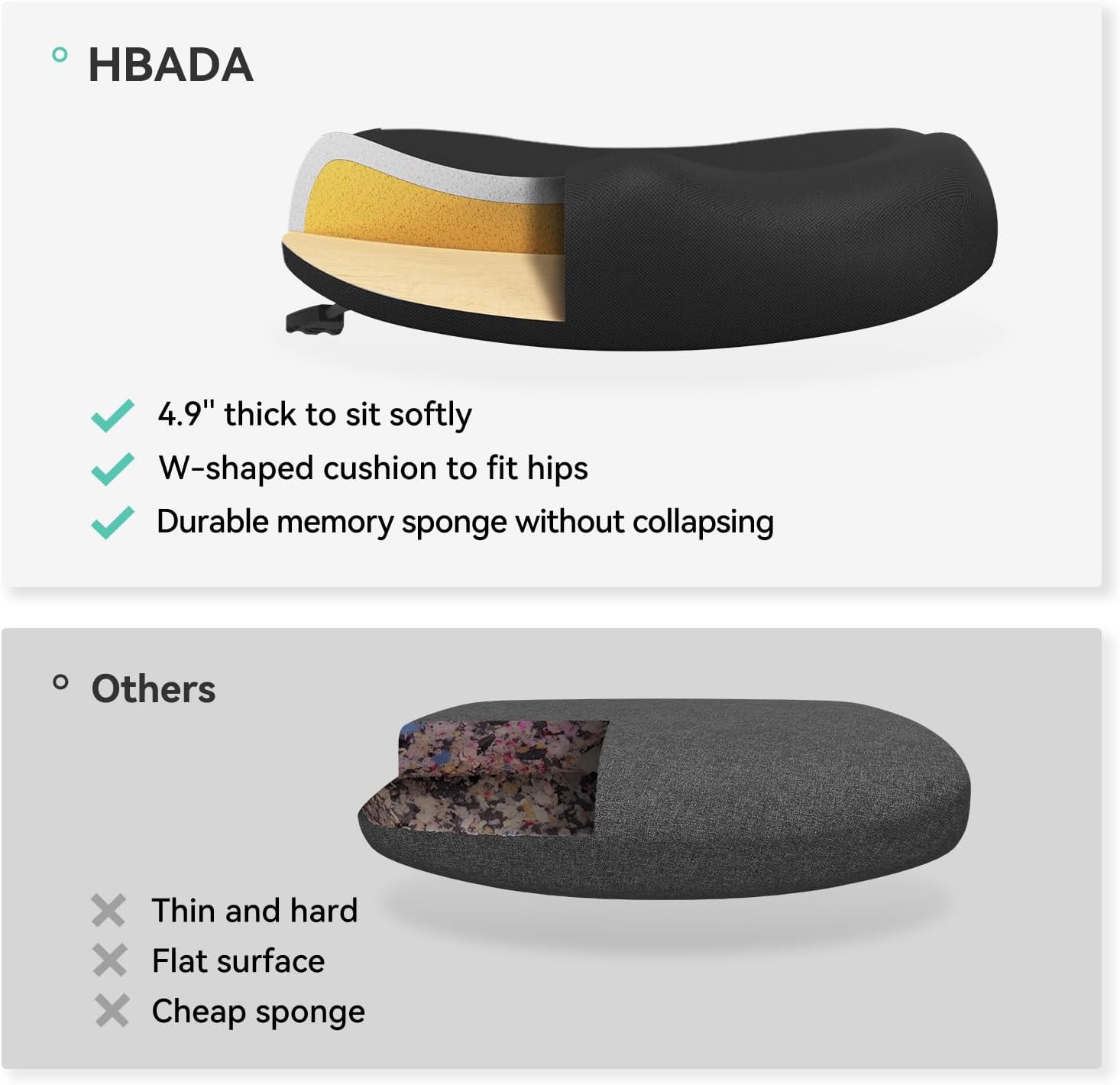 Hbada Office Desk Chair with Flip-Up Armrests and Saddle Cushion, Ergonomic Office Chair with S-Shaped Backrest, Swivel, Mesh, Black