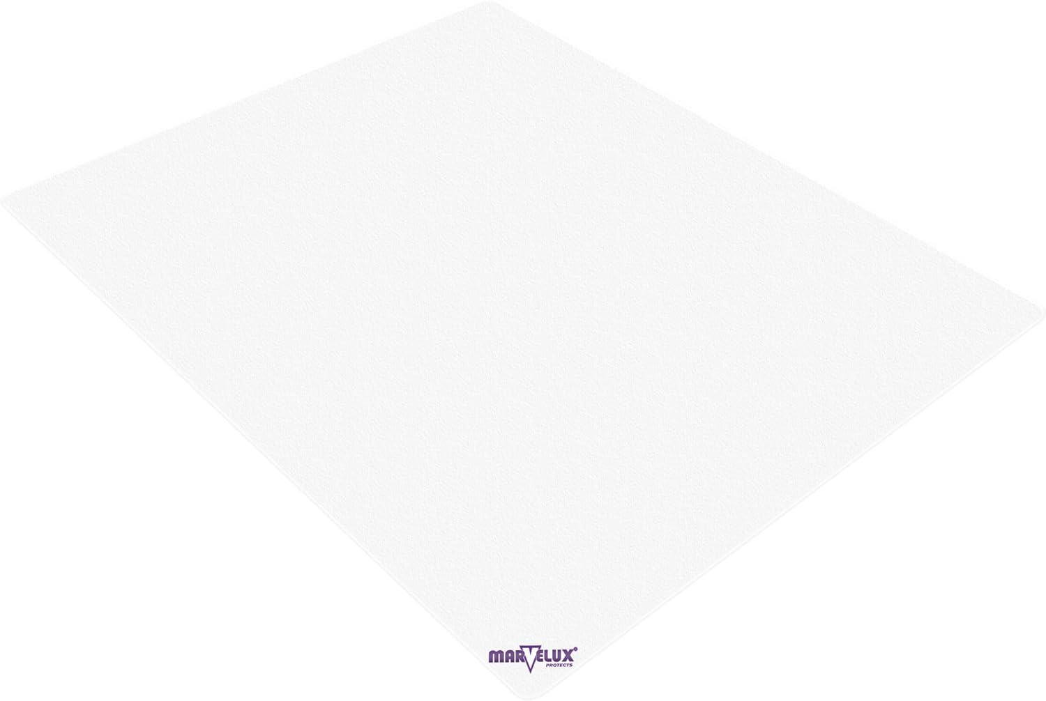 Marvelux Extra Thick Heavy Duty Polycarbonate Office Chair Mat & Floor Protector for Plush, High Pile & All Carpeted Floors & Hardwood Flooring, Clear Rectangular Chair Mat 35' x 47' x 1/5' Thick