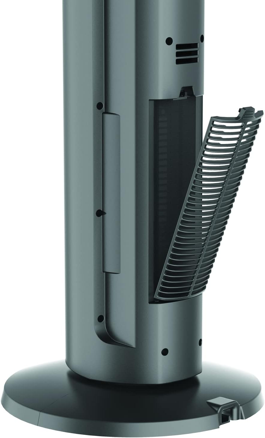 Lasko Oscillating All Season Tower Fan and Space Heater in One for Home with Adjustable Thermostat, Overheat Protection, 4 Fan Speeds, 3 Heat Settings and Remote, 42 Inches, 1500W, Gray, FH515