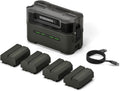 Tilta Portable Charging Station w/ 4 Batteries for NP-FZ100 Battery | Charge 4 Batteries w/USB-C PD 45W Fast Charge | Safe for A6600, A6700, A7C, A7III, A7IV, A7RIII/IV, A7S Il, FX3,FX30,A1 – Green