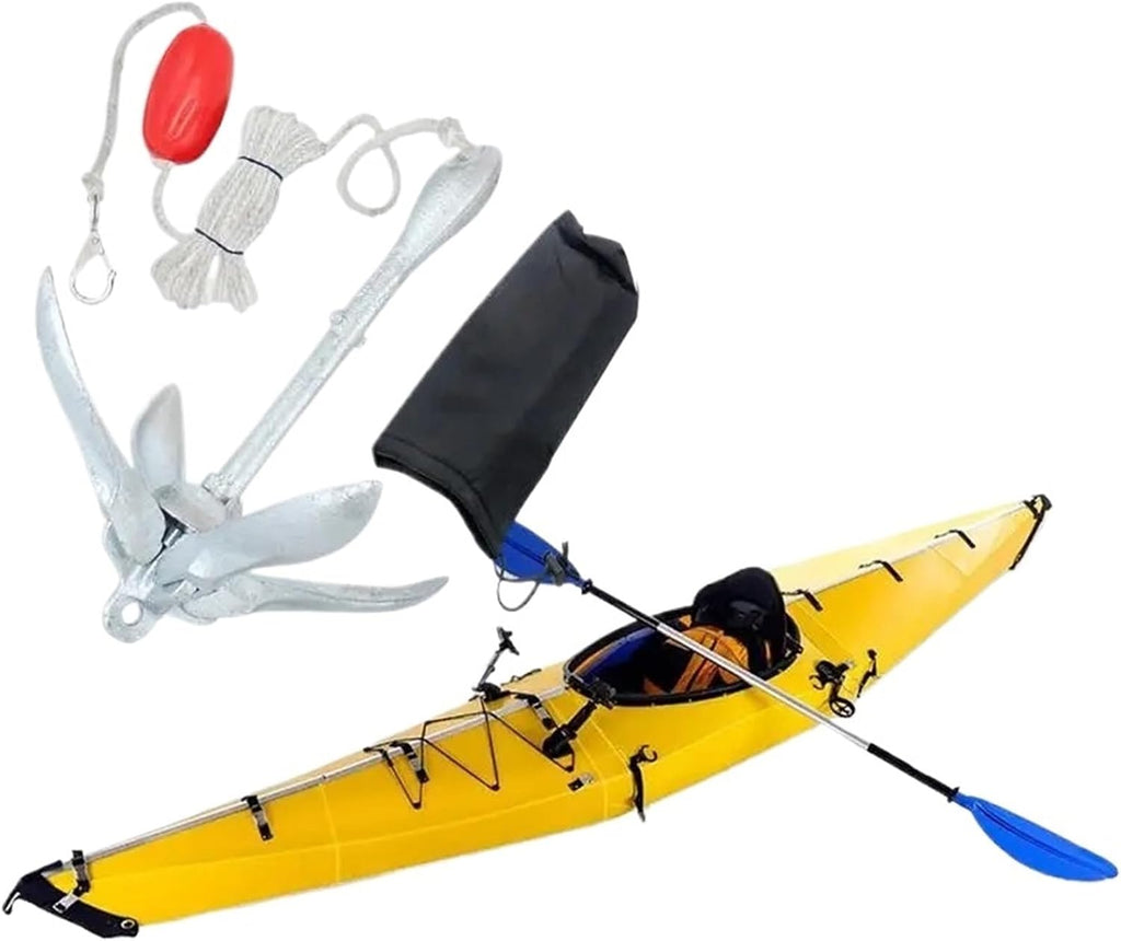 Folding Anchor, New Folding Anchor Aluminum Claw Shape Boat,for Small Boats Canoe Paddle Boards