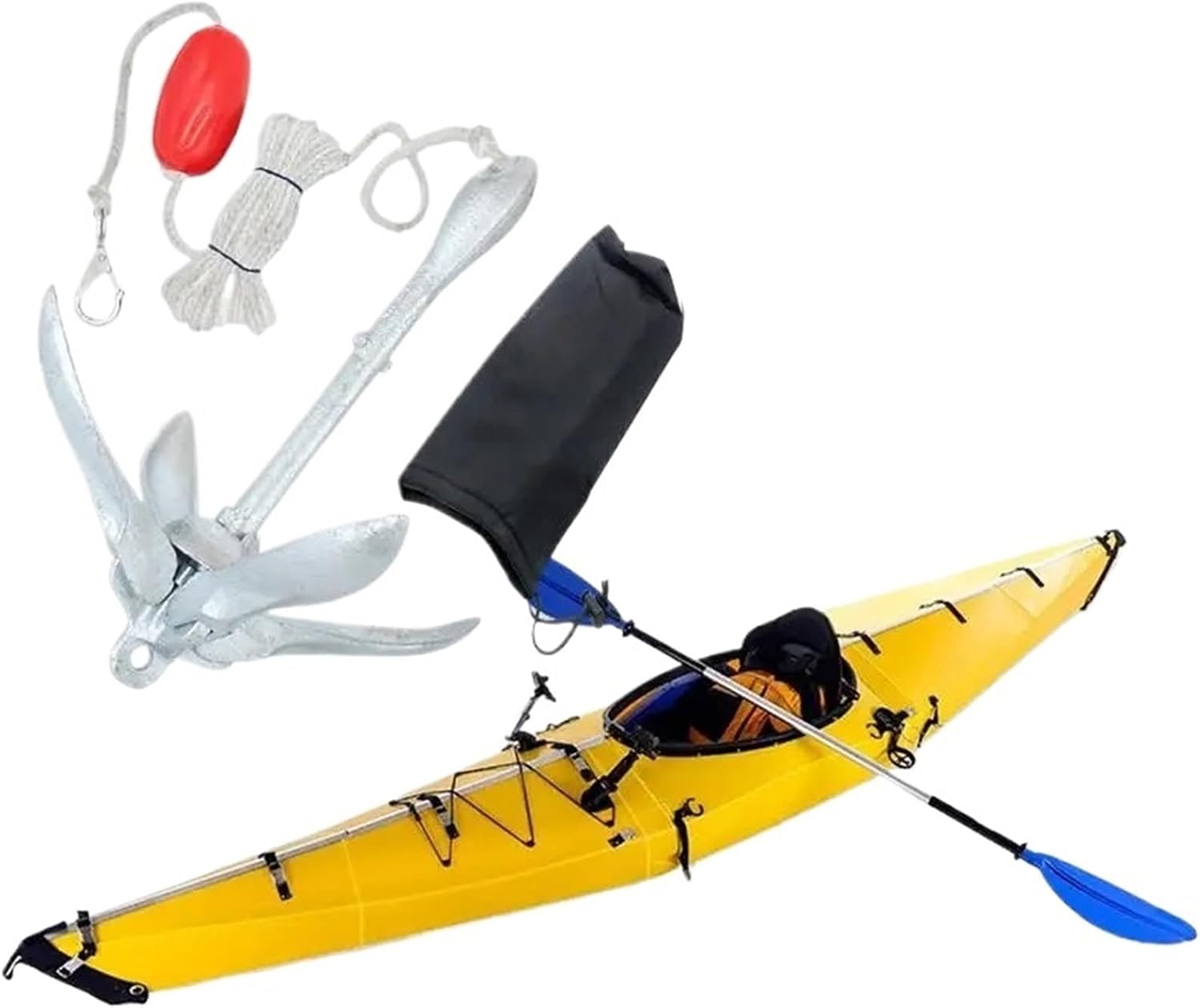 Folding Anchor, New Folding Anchor Aluminum Claw Shape Boat,for Small Boats Canoe Paddle Boards