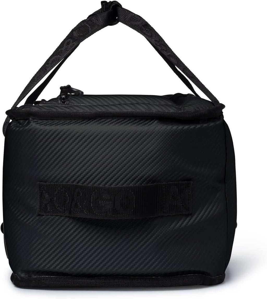 AO Coolers Stow-N-Go Carbon Soft Cooler, Low-Profile, Leakproof with High-Density Insulation, Holds Ice for 24 Hours
