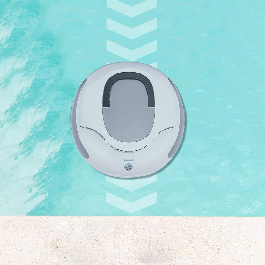 Robotic Pool Cleaner, Robotic Cordless Pool Vacuum Cleaner for Above/In Ground Pools, Cordless Robot Pool Vacuum Cleaner, Cordless Pool Cleaner Vacuum, Swimming Pool Cleaning Robot (Type A)