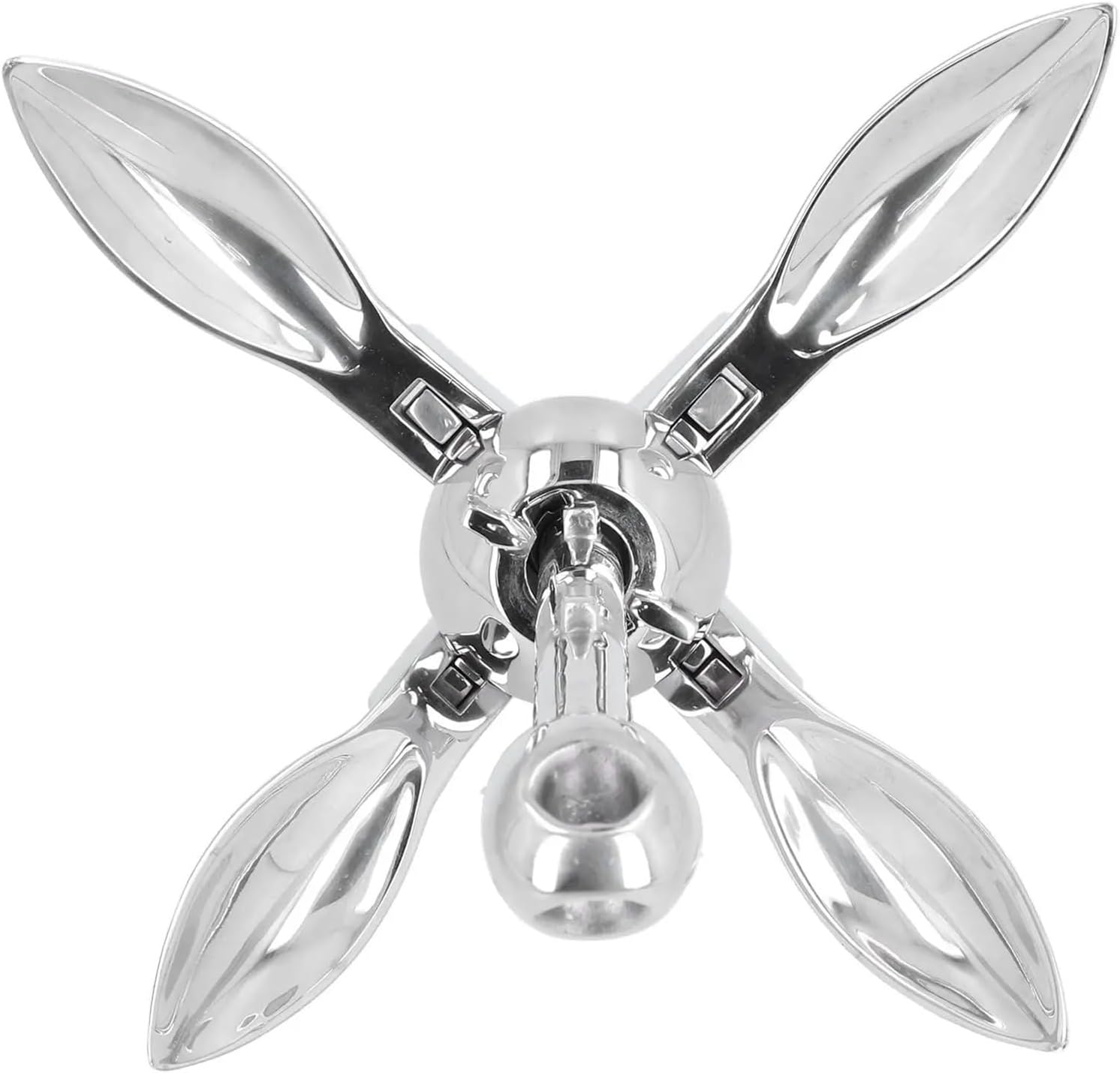 Folding Anchor, Foldable Grapnel Anchor 316 Stainless Steel Practical Hardware,for Small Boats Canoe Paddle Boards
