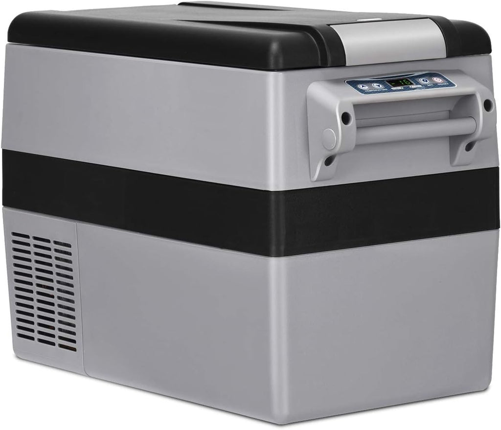 Goplus 44 Quart Portable Refrigerator/Freezer Compact Vehicle Car Mini Fridge Compressor Electric Cooler for Car, Office, Picnic Outdoor and Camping