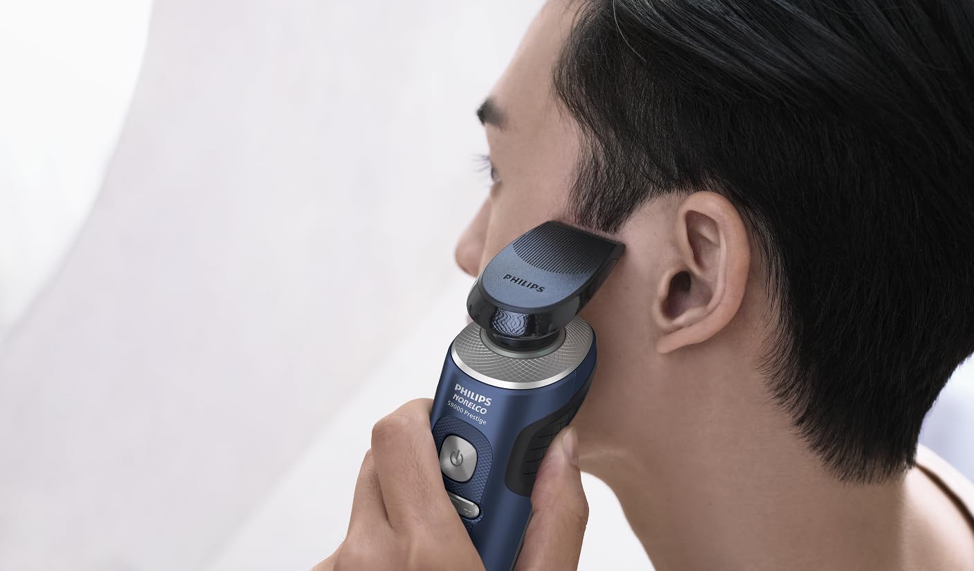 Philips Norelco Home & Away Shave Duo Includes Philips Norelco 9000 Prestige Space Grade Edition (SP9886/89) + Compact Shaver (PQ888/81)