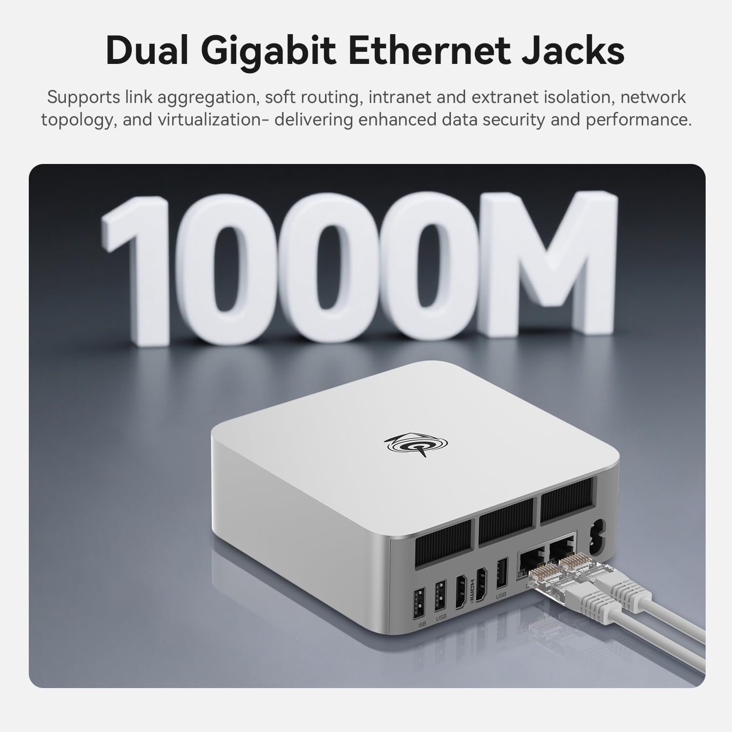 Beelink EQi13 Pro Mini PC W-11 Pro i5-13500H 32G DDR4 500G NVMe M.2 SSD Dual Display 4K@60Hz Output, Wi-Fi 6, RJ45, Built-in PSU Mini Computer
