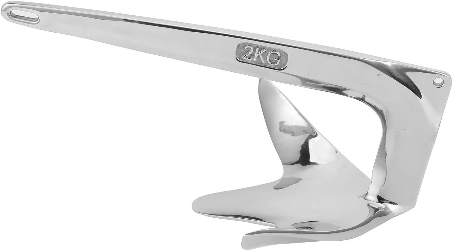 Ymiko 316 Stainless Steel Claw Boat Anchor Boats from 1522 ft Marine Accessories, Premium 4.4 lbs 2 kg Anchor Accessories for Fishing Kayaks, Canoe, Jet Ski, Paddle Board and Small