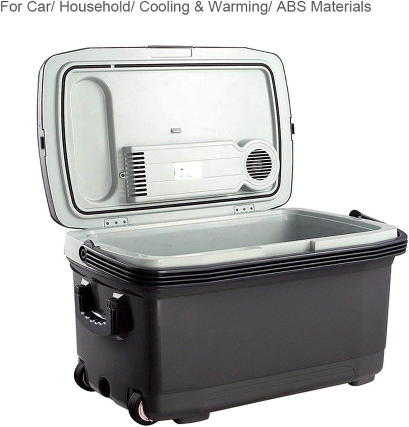 Car Refrigerator Mini Fridge Electric Cooler and Warmer 12 V DC Cable & 110/240V AC Car Refrigerator 45 Liter Capacity for Skincare, Beverage, Food, Home, Office and Car