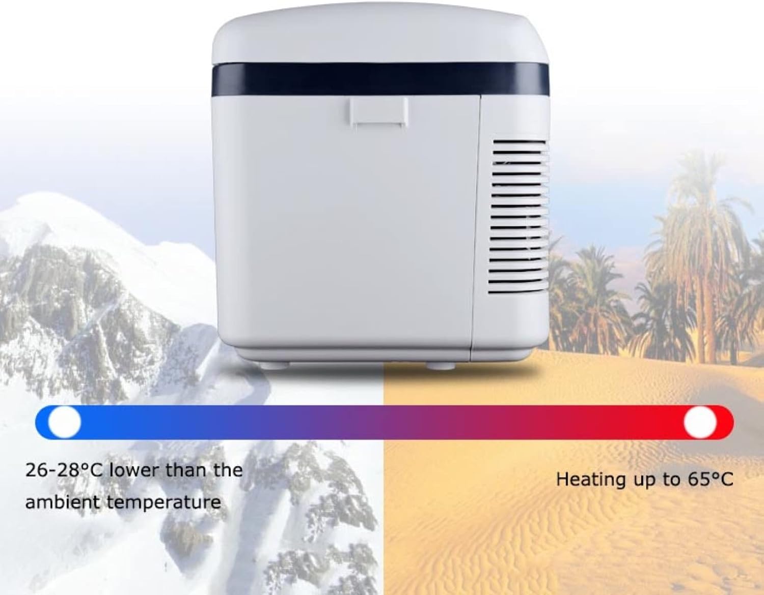 12 Volt Car Refrigerator Car Fridge Portable Freezer Electric Compressor Cooler with Quiet Mode for Camping Travel Fishing Outdoor Use (Size : 15L)